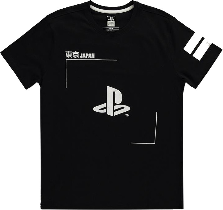 Playstation - Black & White Logo - T-shirt