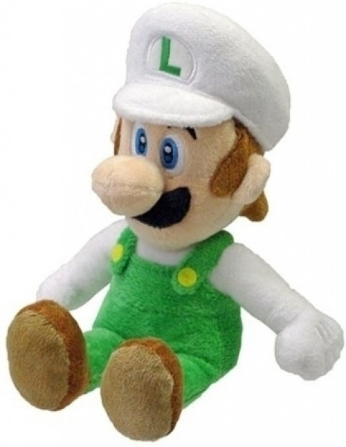 Super Mario Pluche - Fire Luigi (20cm)