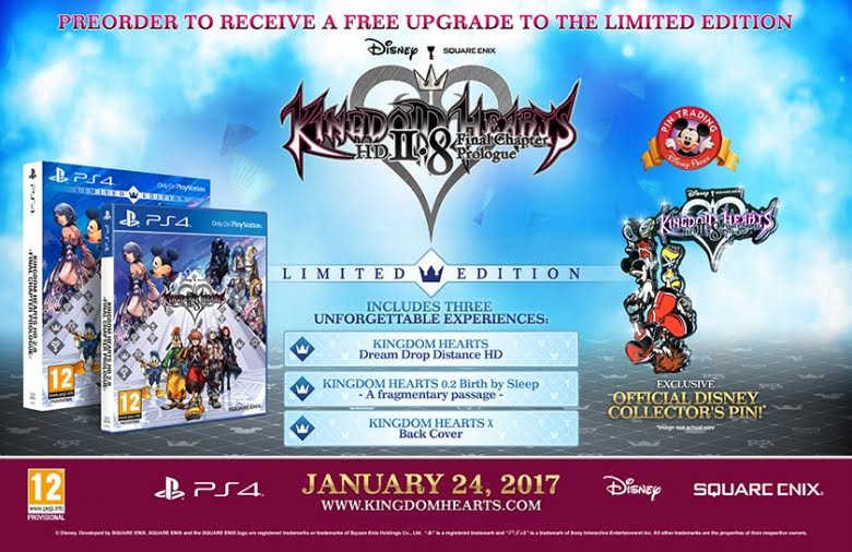 Kingdom Hearts 2.8 Final Chapter Prologue Limited Edition