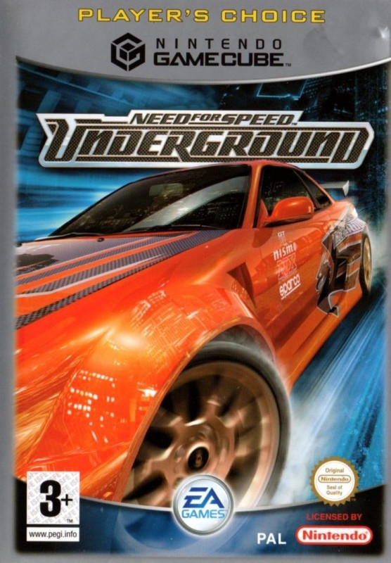 Need for Speed Underground (player's choice)