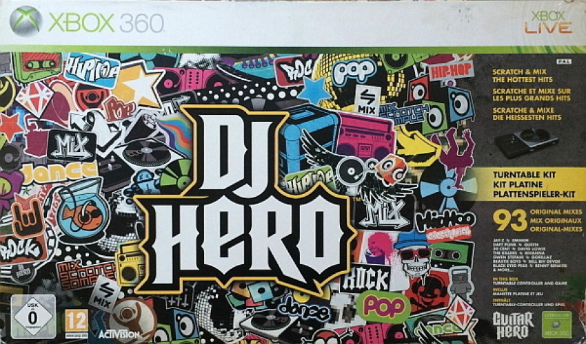 DJ Hero + Draaitafel