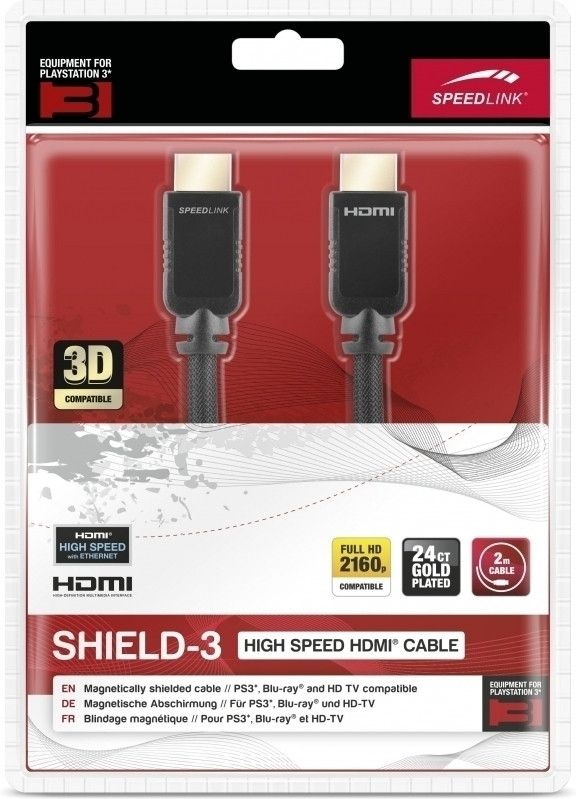 Speedlink Shield-3 High Speed HDMI Cable (2m)