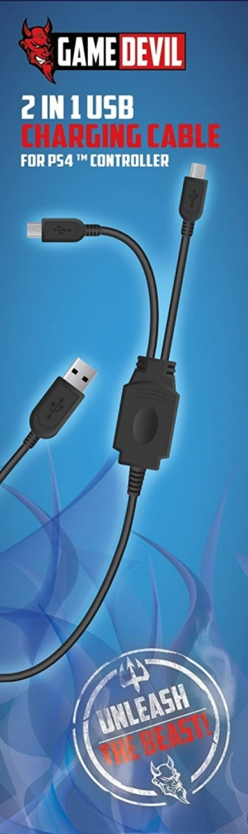 Game Devil 2 in 1 USB Charging Cable