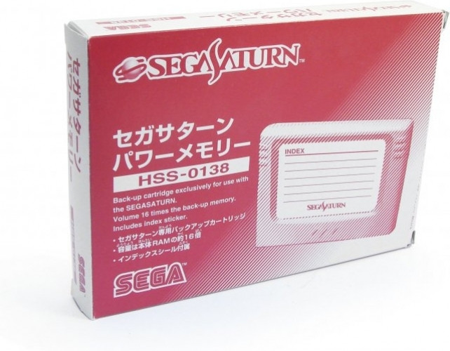 Sega Saturn Back-Up Cartridge (HSS-0138) (boxed)