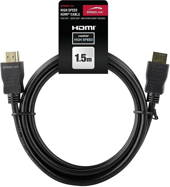 Speedlink High Speed HDMI Kabel 1.5m (Zwart)