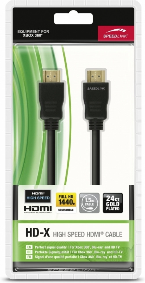 Speedlink HD-X High Speed HDMI Cable (Black)