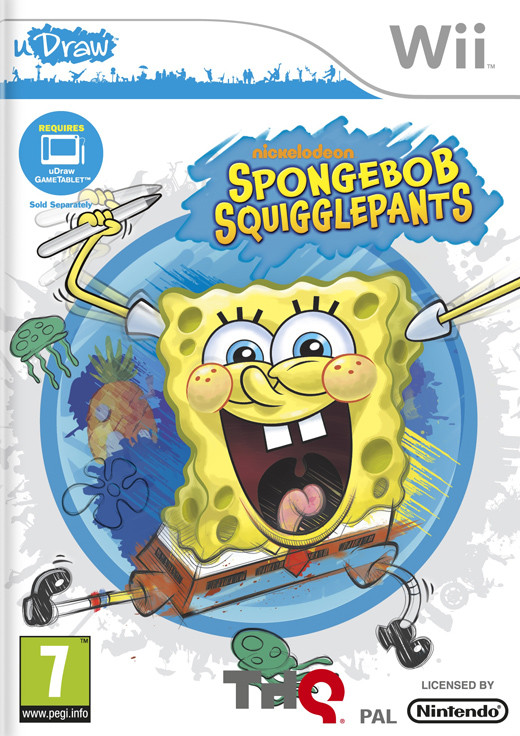 SpongeBob De Onnozele Krabbelaar (uDraw only)