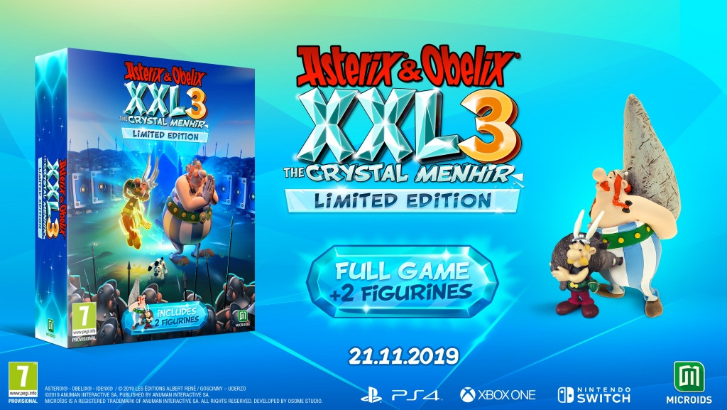 Asterix & Obelix XXL 3 the Crystal Menhir Limited Edition
