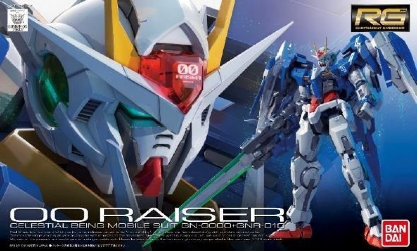 Bandai Gundam bouwpakket OO Raiser wit/blauw 175 delig
