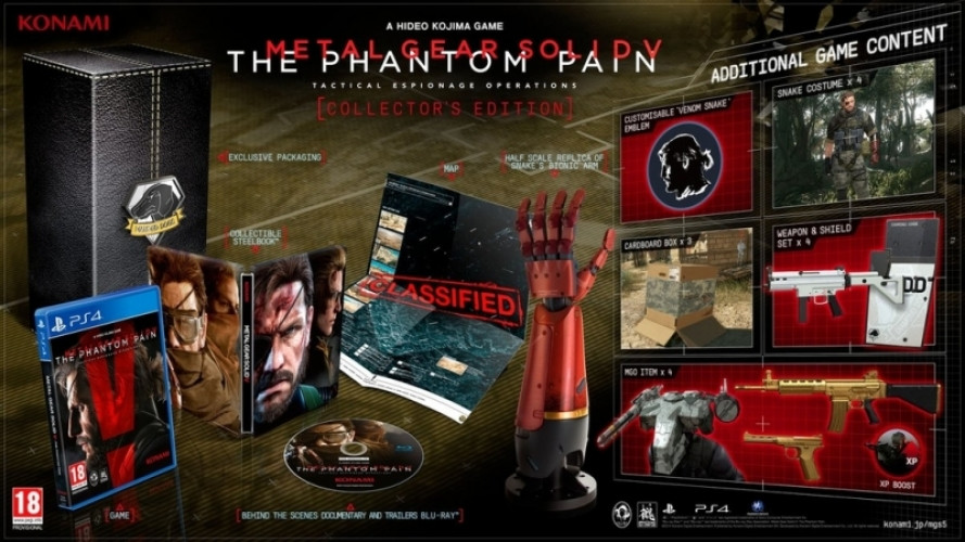 Metal Gear Solid 5 the Phantom Pain (Collector's Edition)