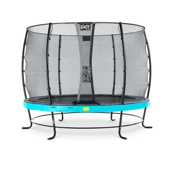 Elegant trampoline ø305cm met veiligheidsnet Economy - blauw - EXIT (09.10.10.60)